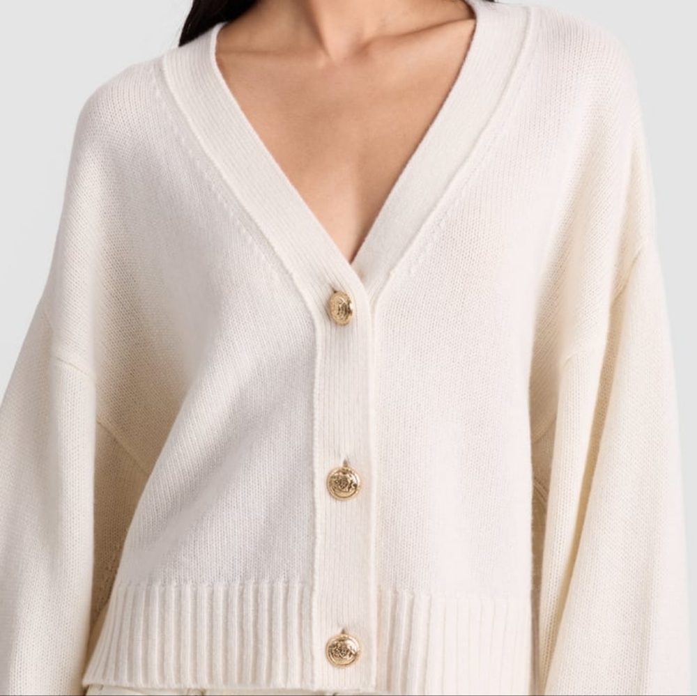 Alice + Olivia Atticus Cashmere Cardigan View 4